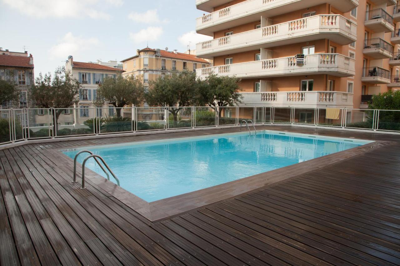 Studio With Swimming Pool 80 Meters Near The Beach Ница Екстериор снимка